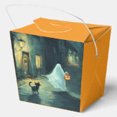 ハロウィン幽霊と猫との出会い フェイバーボックス (裏面)