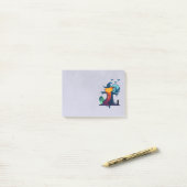 ハロウィン幽霊のよく出るカボチャ頭かかし不気味 ポストイット (デスク上)