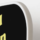 ハロウィン幽霊のよく出るキャンドル不気味スカルメ葉プル ピックルボールラケット (左詳細)