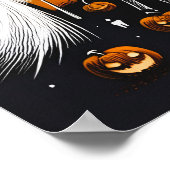 ハロウィン幽霊のよく出るシーン ポスター (角)