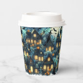 ハロウィン幽霊のよく出るシーン 紙コップ (裏面)