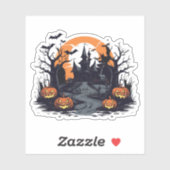 ハロウィン幽霊のよく出るスプキー家のステッカー シール (シート)