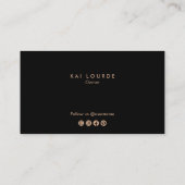 ハロウィン幽霊のよく出るツリー名刺 名刺 (裏面)