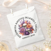 ハロウィン幽霊のよく出るデリツ&トリート フェイバーバッグ (クリップ留めされた状態)