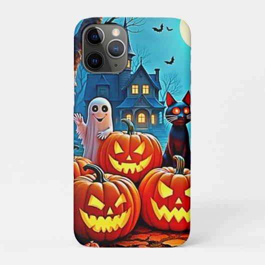 ハロウィン幽霊のよく出るナイトデザイン Case-Mate iPhoneケース (裏)