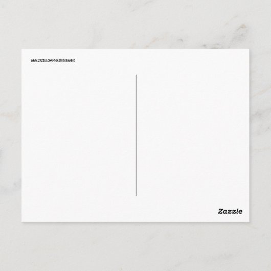 ハロウィン幽霊のよく出るハウスアットナイトポストカード ポストカード (裏面)