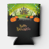 ハロウィン幽霊のよく出るハウスアンドパンプキンス 缶クーラー (正面)