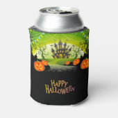 ハロウィン幽霊のよく出るハウスアンドパンプキンス 缶クーラー (缶裏面)