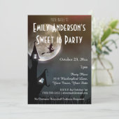 ハロウィン幽霊のよく出るハウスウィッチコスチューム甘い16 招待状 (スタンド正面)