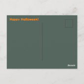ハロウィン幽霊のよく出るハウスウィッチ ポストカード (裏面)