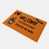 ハロウィン幽霊のよく出るハウスウェルカムドアマット ドアマット (アングル)