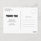 ハロウィン幽霊のよく出るハウスカボチャ ポストカード (裏面)