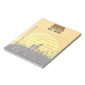 ハロウィン幽霊のよく出るハウスパーソナライズされた先生トゥド ノートパッド (回転)