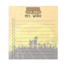 ハロウィン幽霊のよく出るハウスパーソナライズされた先生トゥド