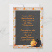 ハロウィン幽霊のよく出るハウスパーティー 招待状 (裏面)