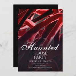 ハロウィン幽霊のよく出るハウスパーティー 招待状