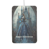 ハロウィン幽霊のよく出るハウスブルーナイトホラー カーエアーフレッシュナー (正面)