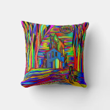 ハロウィン幽霊のよく出るハウスホラーカラフル抽象芸術