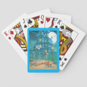 ハロウィン幽霊のよく出るハウス不気味パーティートランプ トランプ (裏面)