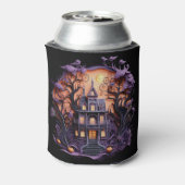 ハロウィン幽霊のよく出るハウス2 缶クーラー (缶裏面)