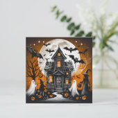 ハロウィン幽霊のよく出るハウス シーズンカード (スタンド正面)