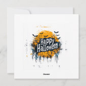 ハロウィン幽霊のよく出るハウス シーズンカード (裏面)