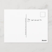 ハロウィン幽霊のよく出るハロースピリット葉書 ポストカード (裏面)