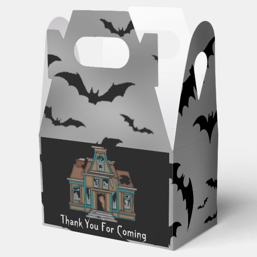 ハロウィン幽霊のよく出るハ感謝していインハウスお願い フェイバーボックス (オープン)