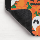 ハロウィン幽霊のよく出るパンプキンパッチ幽霊たち マウスパッド (コーナー)