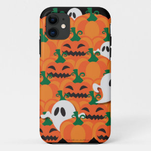 ハロウィン幽霊のよく出るパンプキンパッチ幽霊たち iPhone 11 ケース