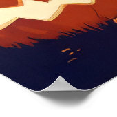 ハロウィン幽霊のよく出るポスター ポスター (角)