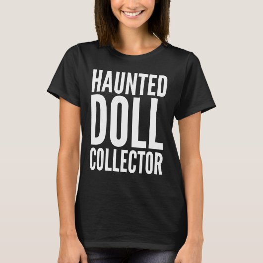 ハロウィン幽霊のよく出る人形コレクター Tシャツ (正面)
