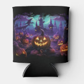 ハロウィン幽霊のよく出る – カボチャ 缶クーラー (正面)