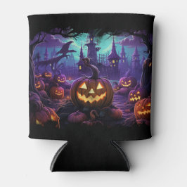 ハロウィン幽霊のよく出る – カボチャ 缶クーラー