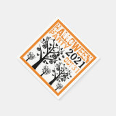 ハロウィン幽霊のよく出る・フォレスト スタンダードカクテルナプキン (角)