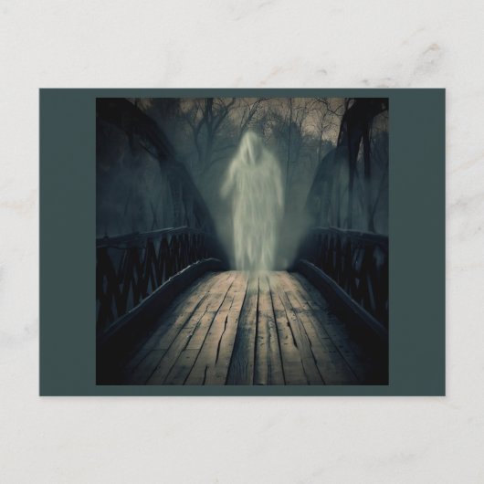 ハロウィン幽霊のよく出る – ブリッジ2 ポストカード (正面)