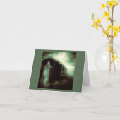 ハロウィン幽霊のよく出る- Train 1 カード (黄色い花)