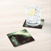 ハロウィン幽霊のよく出る- Train 1 スクエアペーパーコースター (インサイチュ)