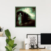 ハロウィン幽霊のよく出る- Train 1 ポスター (ホームオフィス)