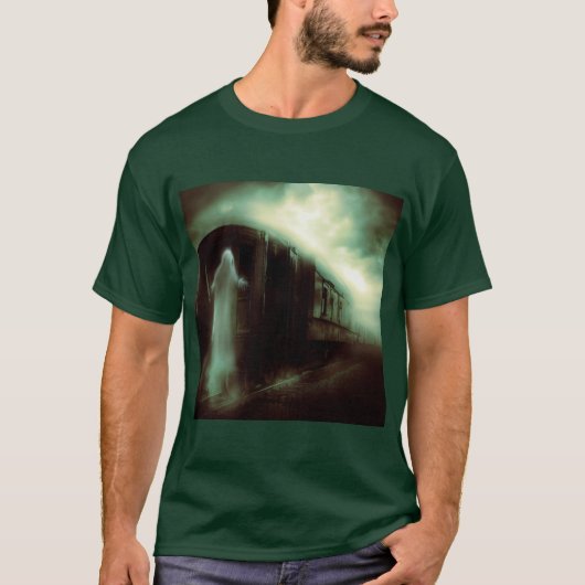 ハロウィン幽霊のよく出る- Train 1 Tシャツ (正面)