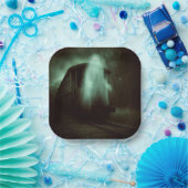 ハロウィン幽霊のよく出る- Train 2 ペーパープレート (パーティー)