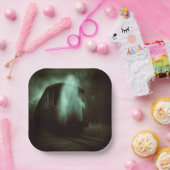 ハロウィン幽霊のよく出る- Train 2 ペーパープレート (パーティー)