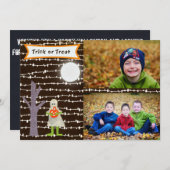ハロウィン幽霊トリックまたはフォトカードのトリート – TBO シーズンカード (正面/裏面)