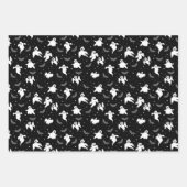 ハロウィン幽霊ラッピング紙シート ラッピングペーパーシート (正面3)