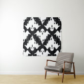 ハロウィン幽霊不気味シームレスパターン タペストリー (インサイチュ)