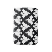 ハロウィン幽霊不気味シームレスパターン バスマット (正面縦)