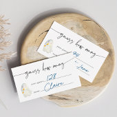 ハロウィン幽霊赤ちゃんシャワー推測用ゲームカード エンクロージャーカード