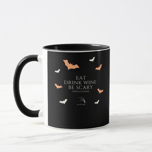 ハロウィン引用 Eat Drink マグカップ (左)