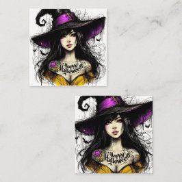 ハロウィン得・ジャスト・ウィティエ「ハッピーハローウィン」 ノートカード