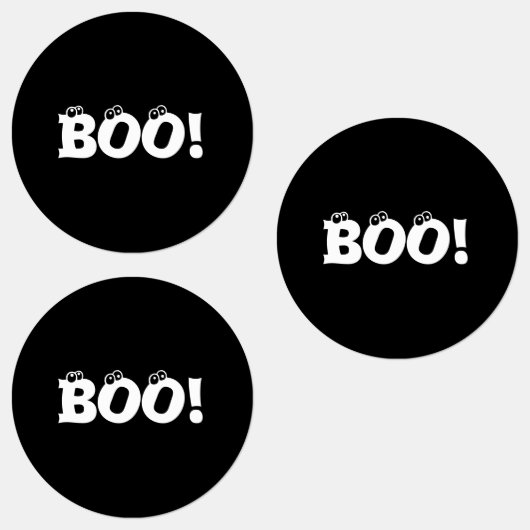 ハロウィン怖いブー!眼球黒ラベル ラベル (グループ)